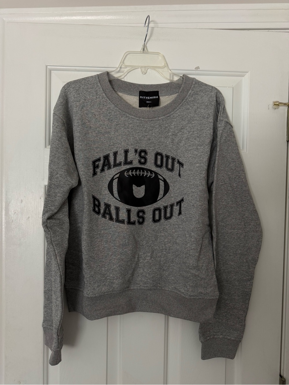 Kittenish 'Fall's Out Balls Out' Crewneck Sweatshirt